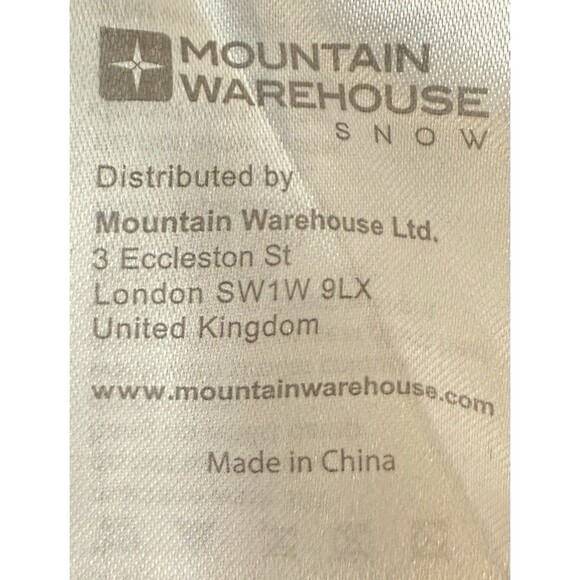 Mountain Warehouse Goose Ski Jacket Kids 11-12 Red Plaid Waterproof Snow Coat - Picture 12 of 12